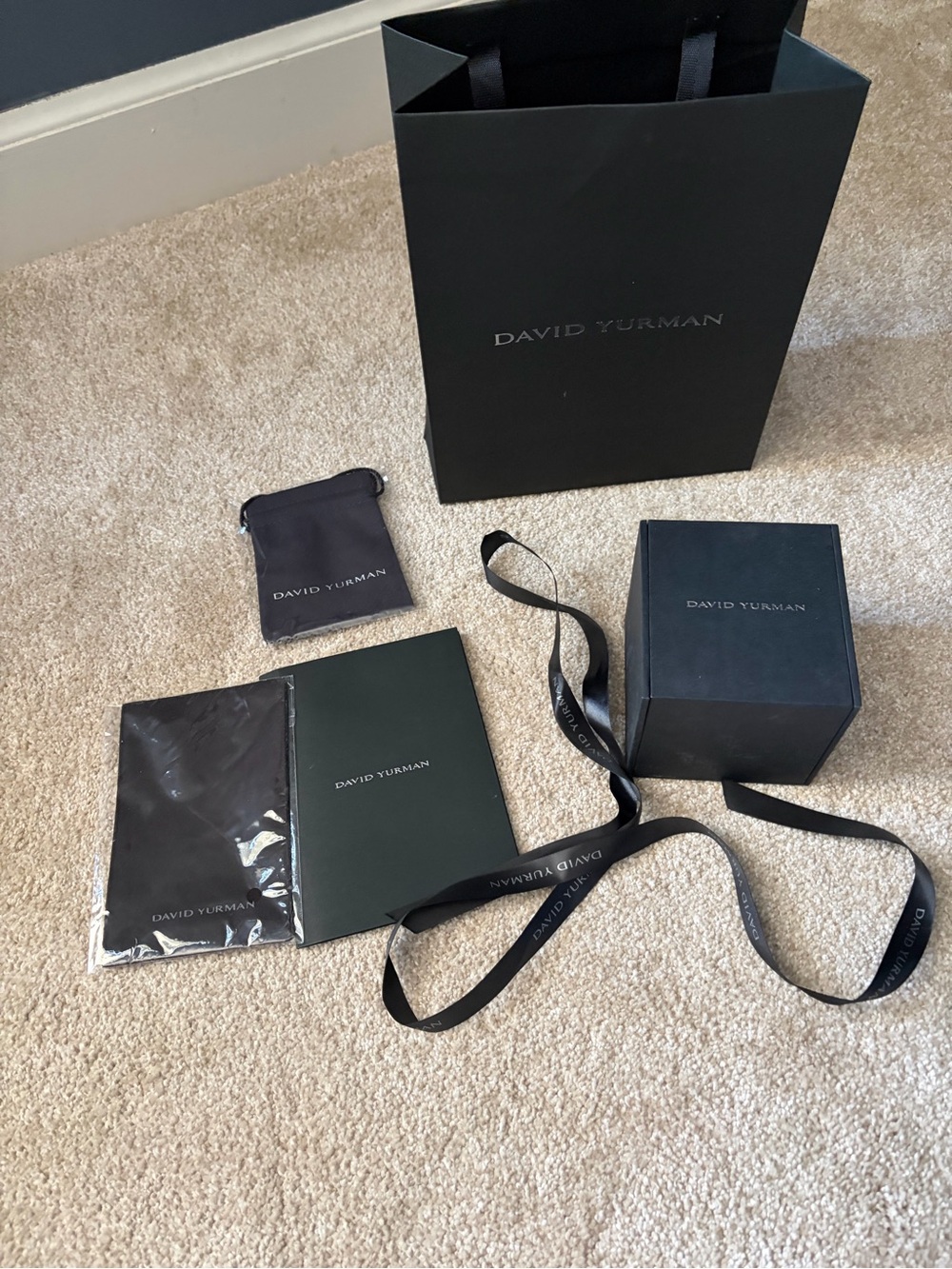 David Yurman gift bag and box